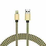 Heavy Duty Charging USB Data Cable Charger 1M 2M 3M for iPhone 13 2 11 10 8 7 6