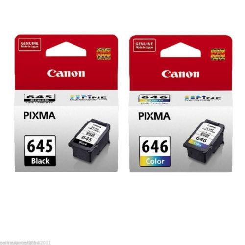 2 CANON Genuine ink cartridge PG645/CL646 645/646 For Pixma MG2460 MG2560 TS3160