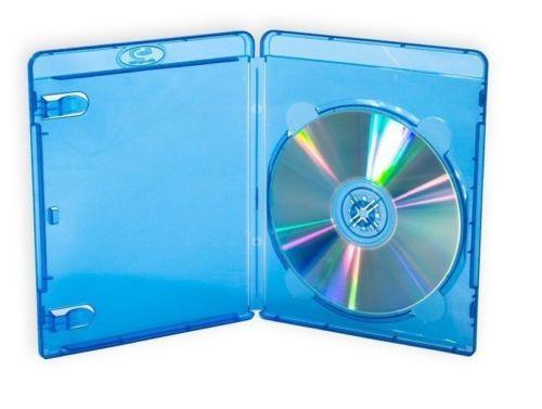 10 SINGLE Blu Ray Cover Case 14mm Hold 1 BluRay Disc Clear plastic NO LOGO