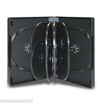 12 x Hold 10 Quality DVD Cover holds Disc Case Holder + outer wrap insert BLACK