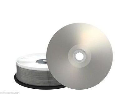 10 GLOSSY Full Printable Blank metallic BURN POWER DVD-R not hp tdk GLOSSY gg