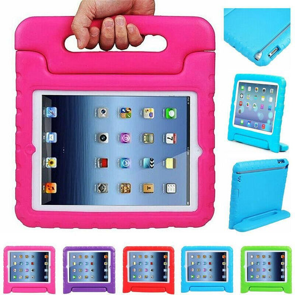 Kids Shockproof Heavy Duty Case Cover For iPad 9th 8 7th 6th 5th Gen Air HANDLE