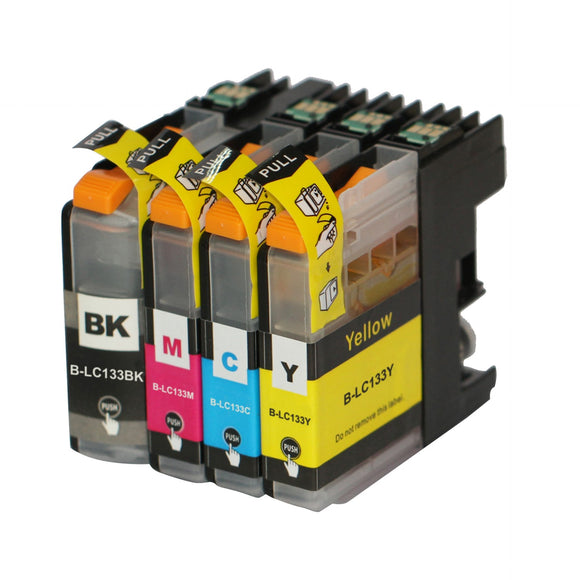 4 Ink Cartridges LC39 for Brother DCP-J125 DCP-J315W DCP-J515W MFC-J220 Nonoem
