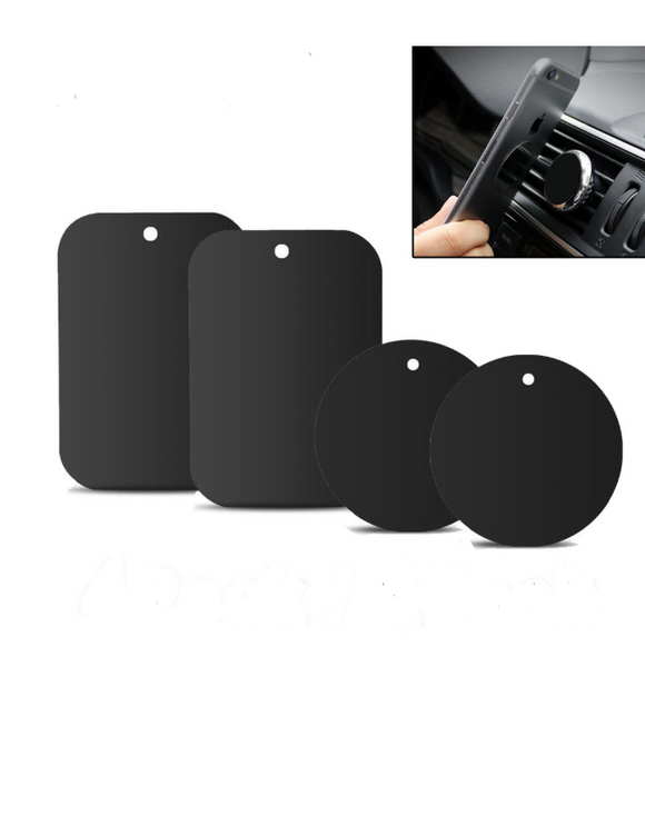 4X Metal Plate For Magnet Car Mount Phone Holder Iron Sheets Adhesive Sticker