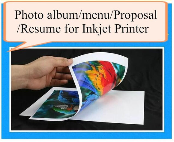 50 A4 Inkjet DOUBLE SIDED GLOSSY Photo Paper 120gsm for all inkjet printers