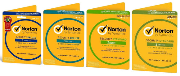 Norton 360 Standard Internet Security PREMIUM 1 2 3 5 Devices Window MAC 2024-25