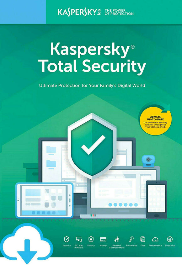 Antivirus KASPERSKY Total Security 3 PC Devices 1 - fast Delivery via email