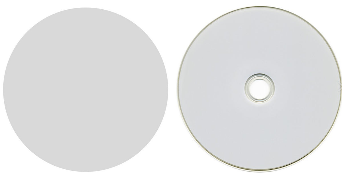 400 Ritek White PRINTABLE Blank DVD-R media 8X 16x Full Hub Printable ...