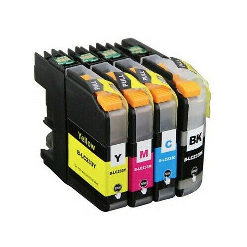 4 Ink Cartridge for Brother LC-233 DCP-J4120DW MFC-J4620DW MFC-J5320DW Nonoem