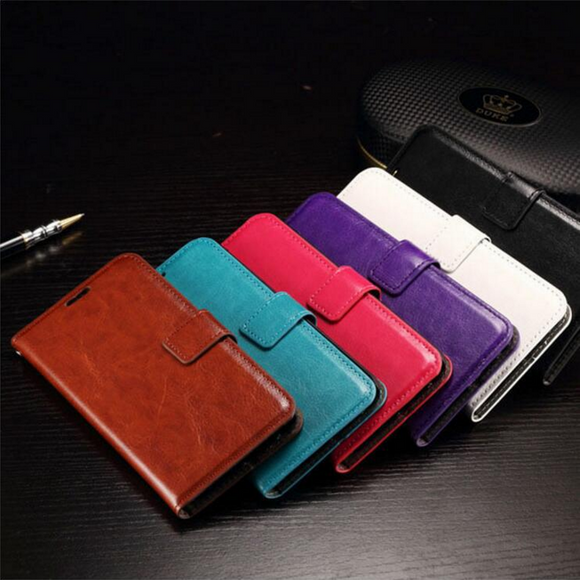 slim luxury LEATHER ID Wallet Frame Case Cover for Samsung Galaxy S4 S6 nonoem