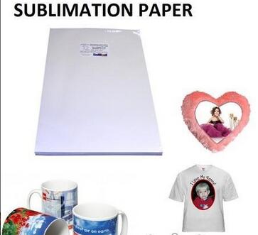 100 200 500 10 A4 Heat Sublimation Transfer Paper For Mug Cup Plate T-Shirt VIC