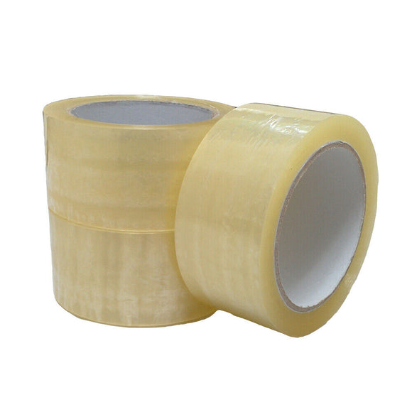 Packing Tape 3/6/12/24/36 Rolls Packaging CLEAR Sticky Sealing Tape 48mm 75M