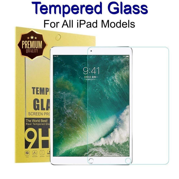 Tempered Glass Screen Protector for iPad 8 7 6 5 4 3 2 1 9.7 mini Air Pro nonoem