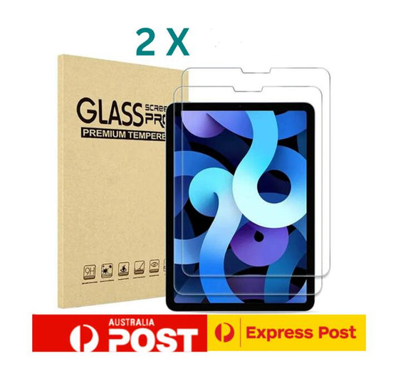 iPad 10th 9th 8th 7th 6th 5th Gen Screen Protector Air 4th 3 mini Tempered Glass
