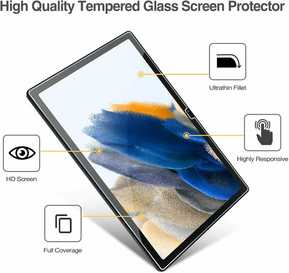 2PCS For Samsung Galaxy Tab A8 10.5 X200/X205 9H Tempered Glass Screen Guard